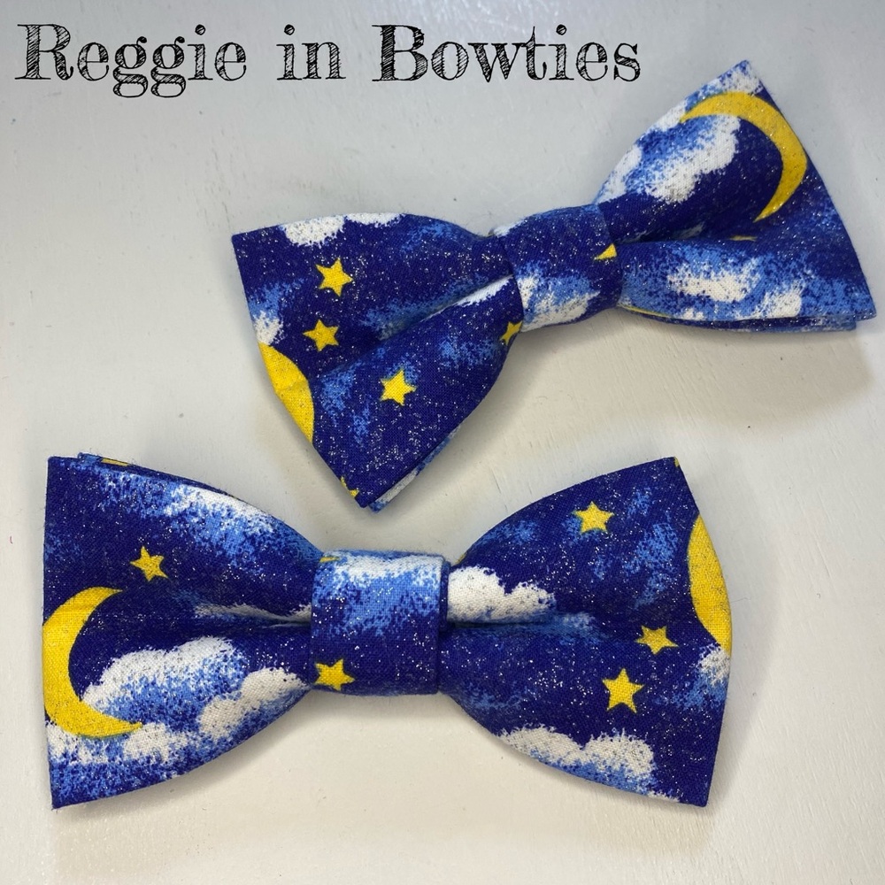 Pet Bowtie Starry Starry Night